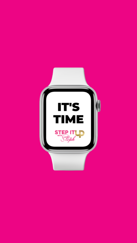 Step it Up with Steph app promo